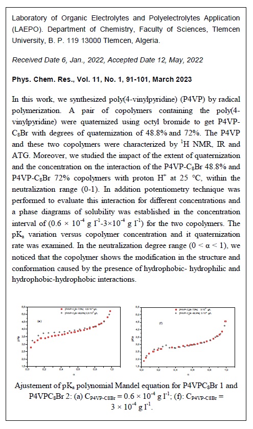 Neutralization Degree Effect on Potentiometric Behavior of Poly(N-octyl-4-vinylpyridinium Bromide) 