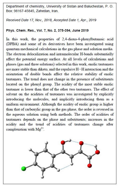 Tautomerism, Intramolecular H-bonding, Acidity and Complexation of 2,4-Dioxo-4-Phenylbutanoic Acid 