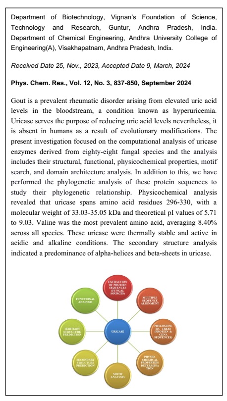 Structural and Functional Insights into Fungal Uricases: A Computational Approach